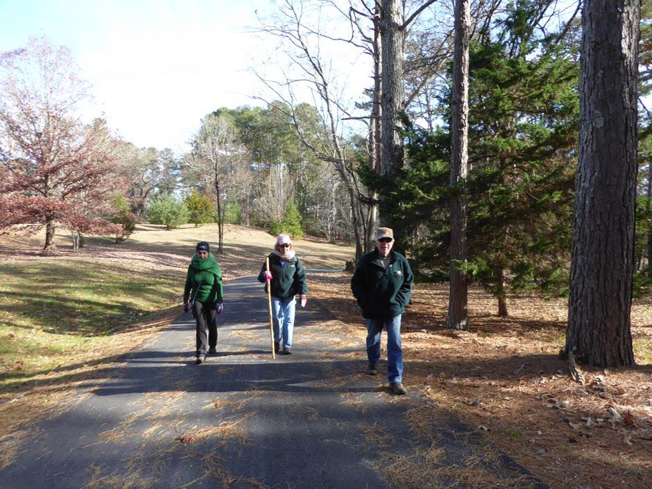 A small portion of the hike was on pavement.