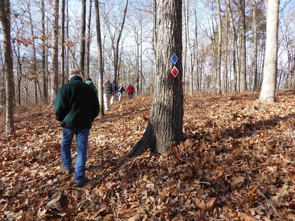 The trails are very well-marked.
