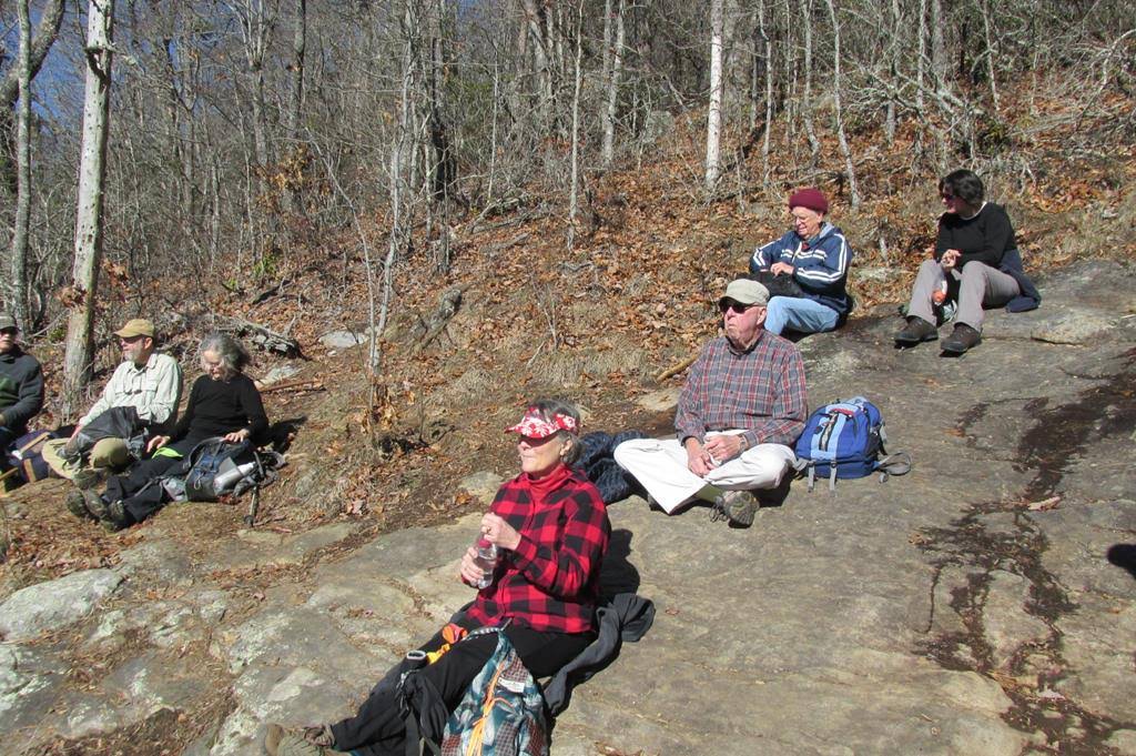 Lunchtime at the overlook!