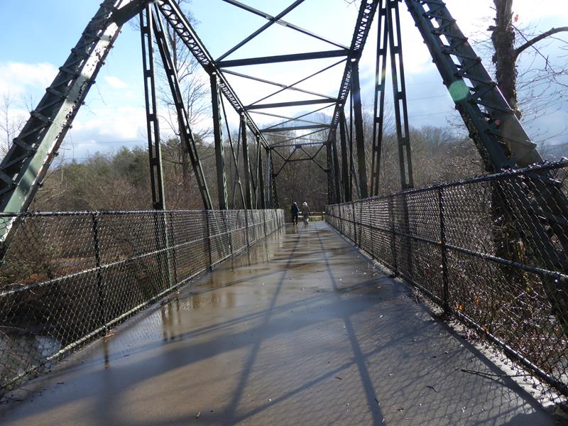 Here, we cross Nickajack bridge.