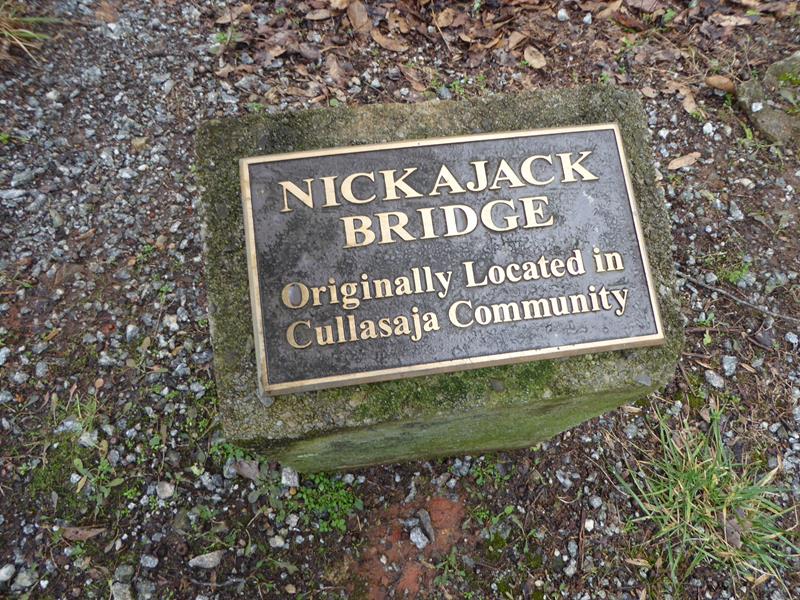 This bridge was relocated here.