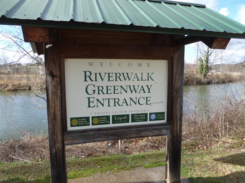 One of several entrance places to the Greenway.