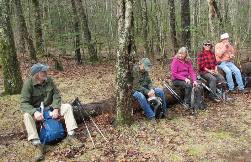 Lunchtime at Gooch Gap.
