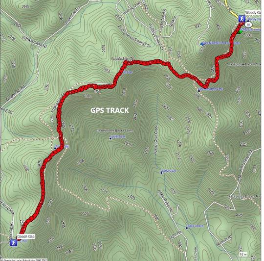 Our path today.
